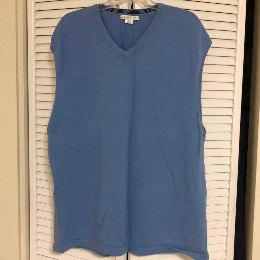 Geoffrey Beene powder blue sweater vest